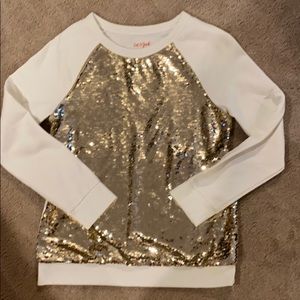 Cat & Jack flip sequin sweatshirt